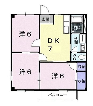 パークドライブイズミの物件間取画像